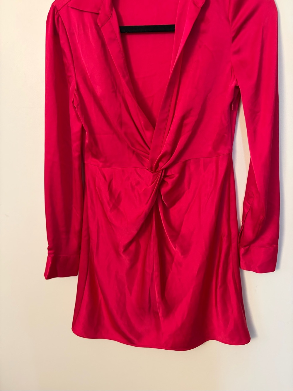 Aritzia Babaton Collaborate Satin Dress in Pink -  XS - Picture 4 of 14